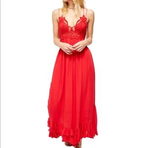Free People Adella Maxi in Red